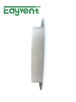 Diffuseur d'air rond en plastique ABS, grille de ventilation montée au plafond, couvercle de sortie de climatisation HVAC, blanc, décoratif, pour la maison, le bureau, l'hôtel