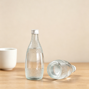 Botellas de Vidrio con Base Antideslizante y Tapa Hermética de Aluminio, Recipientes para Fermentación de Vino y Frutas, Almacenamiento de Condimentos, Etiqueta Personalizada - Product Image 1