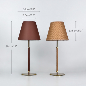 2700K đương đại có thể sạc lại Bảng Đèn Bàn ánh sáng sáng tạo LED da trang trí đèn bàn cho phòng ngủ nhà - Product Image 5