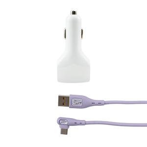 Nouveau produit Ensemble de chargeur de voiture 120W Chargeur de voiture super rapide 4 ports USB QC 3.0 avec câble de type C - Product Image 6