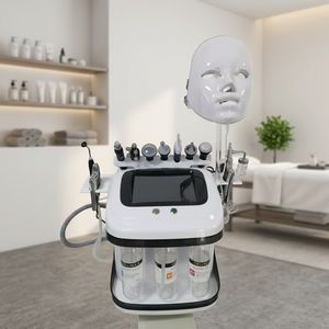 Appareil de beauté à oxygène 11 en 1, Jet Peel, microdermabrasion à bulles, pulvérisation d'oxygène, élimination des points noirs, équipement de soin de la peau - Product Image 1