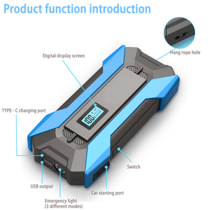 OEM Car Jump Starter 12V Multi-Function 10000mWh <strong>Mini</strong> Power Bank Auto <strong>Battery</strong> <strong>Booster</strong> up to 8.0L Gasoline or 5.0L Diesel for Car - Product Image 5