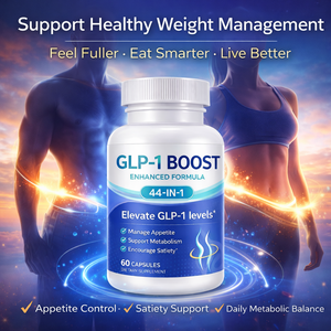 كبسولات GLP-1 Boost بتركيبة محسنة 44 في 1 بعلامة تجارية خاصة، خالية من المواد المعدلة وراثياً ونباتية، 60 كبسولة لدعم عملية الأيض والشهية، متاحة بنظام OEM/ODM - Product Image 3