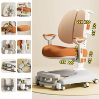 Chaise d'apprentissage anti-cyphose pour enfants avec hauteur réglable, chaise d'apprentissage intelligente ergonomique moderne pour enfants