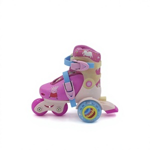 Patins à roulettes multi-saison Pu Flashing pour enfants, 4 roues, entraînement sportif en plein air - Product Image 4