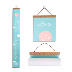 Bon prix bébé croissance tableau toile hauteur règle décoration murale pour enfants mesure jouets éducatifs cadeaux - Product Image 1