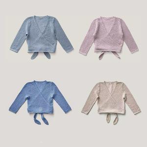 Nouvelle Collection Printemps 2026 – Cardigan en Tricot pour Bébé Fille, Col en V, à Nouer sur le Devant, <span class=keywords><strong>Pull</strong></span> Cache-cœur Respirant à Manches Longues, Manteau Décontracté pour Tout-petits - Product Image 6