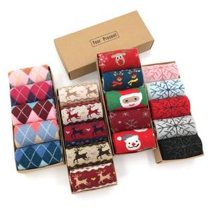 Hiver Mesdames extra épais et chaud Lapin Laine Noël Cerf Arbre <span class=keywords><strong>Chat</strong></span> Chaussettes Lovely Medium Stocking Gift Box - Product Image 1