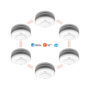 Detector de humo WIFI de 85Db, sonido seguro, 868MHZ, Sensor de fugas RF, Detector de humo interconectado para casa, alarma de incendio - Product Image 1