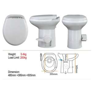 Wohnmobil <span class=keywords><strong>camping</strong></span>-<span class=keywords><strong>car</strong></span> caravanes chasse à la main classique haut profil bol léger nouveau en ligne Rv toilette - Product Image 6