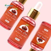 Huile essentielle de fraise en gros, huile de yoni, étiquette privée, huile de resserrement vaginal, blanchissante, antibactérienne, restaure l'équilibre du pH