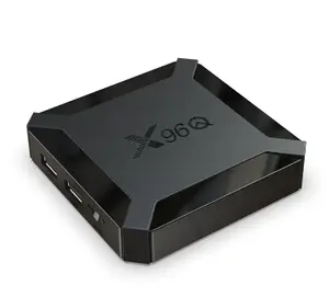 Vendita all'ingrosso di fabbrica X96q TV Box Allwinner H313 Quad Core 4k 2.4g Wifi 2gb Ram 16gb Rom Super New Smart Android Tv Box X96q