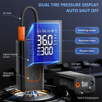 Gonfleur de Pneus Numérique Portable Sans Fil 150 PSI, Pompe à Air ABS pour Voiture avec Moniteur de Pression pour Véhicules et Motos