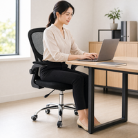 Chaise de bureau moderne pour dirigeant, chaise de bureau exécutive confortable, pivotante, ergonomique, en maille