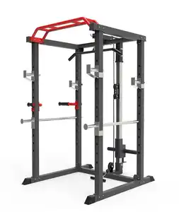2022 New Home Body Building Cable Crossover Multifunctional Power Cage Squat Rack Weight Lifting Training Adjustable Gym Rack