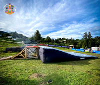 Équipement de sport de plein air de haute qualité pour le freestyle : rampe de saut pour skateboard, ski, VTT, airbag d'atterrissage, imperméable, durable, portable