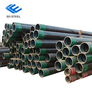 API Spec 5CT Seamless Steel J55 K55 N80 L80 Casing Pipe For Drill Hydraulic Oil Applications 6m Length