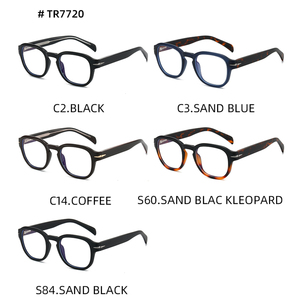 แว่นตาแฟชั่น<span class=keywords><strong>ใหม่</strong></span> 7720 สำหรับผู้ชาย กรอบแว่นสายตาทรงเหลี่ยม วัสดุ TR ขาแว่น CP - Product Image 5