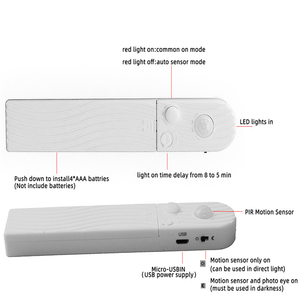Armadio da cucina Armadio Decorazione contenitore di Batteria Del Corpo Umano Sensore di Movimento Striscia HA CONDOTTO LA Luce Intelligente - Product Image 5