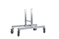 Ventes directes d'usine Fer placage métal acier inoxydable pieds de table à manger supports pliants pieds de table élévatrice