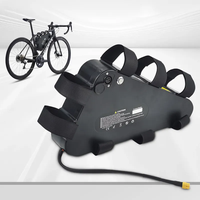 Batterie triangulaire de haute qualité pour vélo électrique pliable tandem, 48V 52V 60V 72V 20Ah 24Ah 30Ah Lithium-ion 1000W 2000W 3000W