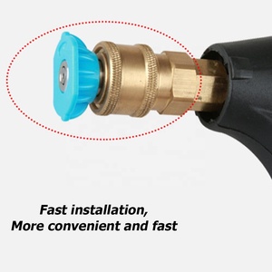 Buse de pulvérisation, 7 pièces, 1/4 pouces, connexion rapide, pistolet de lavage à <span class=keywords><strong>haute</strong></span> <span class=keywords><strong>pression</strong></span>, pointes de nettoyage 4000 Psi, accessoires de nettoyage, livraison gratuite - Product Image 5