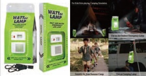 Long Operating Life Salt Water Powered Camping Emergency Outdoor <b>Rechargeable</b> Lamp USB - Product Image 4