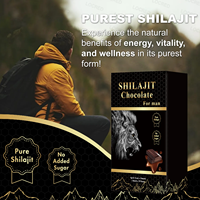 Vente en gros de poudre de protéines personnalisée en sachets de 10 unités avec résine de Shilajit de l'Himalaya pure, plus de 85 oligo-éléments, complément énergétique naturel