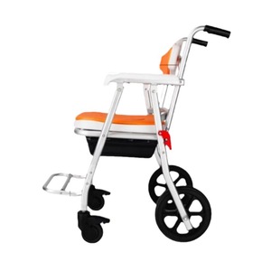 Chaise de douche Ome avec roulettes, antidérapante, capacité 150 kg, style moderne, en plastique, pour la sécurité au bain - Product Image 5