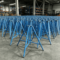 Trépieds de stabilisation de supports, moyeu central, galvanisés à chaud, échafaudage léger, trépieds Ringlock pour support de charges lourdes