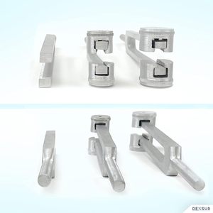 Y tế cấp hợp kim nhôm cảm giác điều chỉnh ngã ba đặt trọng lượng cố định một mỗi C 128/256/512 hz 3 mảnh bassoon điều chỉnh DS06 - Product Image 4