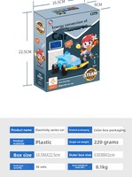 Kit de Ciencia para Niños: Experimentos de Física, Juguete Educativo de Plástico, Coche de Conversión de Energía Eléctrica con Manivela, Juguetes DIY