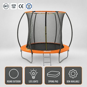 Filet de sécurité rond en PVC de haute qualité de <span class=keywords><strong>10</strong></span> pieds pour trampoline extérieur de jardin pour enfants et adultes - Product Image 1