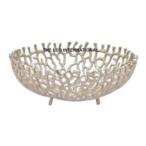 Tazón de hoja dorada con acabado negro de forma redonda de Metal de acero inoxidable Venta caliente Tazón decorativo para el hogar de alta calidad - Product Image 5