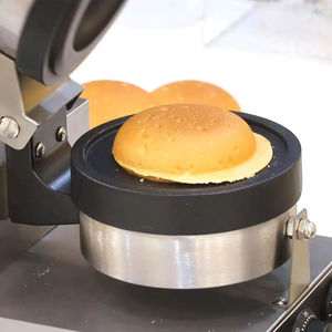 UFO Commercial Burger Maker Machine Crème Glacée Hamburger Presse Sandwich <span class=keywords><strong>Gaufrier</strong></span> avec Poignée Boucle Snack Cuisine Équipement - Product Image 5