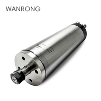 Moteur de broche CNC 65 mm 1,5 kW ER11 24000 tr/min à refroidissement par eau, direct usine, pour machine de gravure, fraisage et routage industrielle
