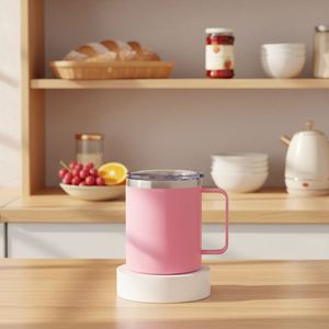 Spot Supply Customize logo 12oz Double Wall Stainless Steel Insulated Travel Vacuum Mug Tumbler with Slider Lid for <b>Coffee</b> Milk - Product Image 1