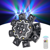 Projecteur de scène à faisceau mobile DMX LED 8 têtes Bee Eye 150W RGBW avec télécommande laser, pour discothèque, OEM/ODM d'usine