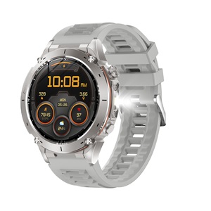 Nouvelle montre connectée Y101, écran AMOLED de 1,43 pouce, bracelet en TPU, GPS, boussole barométrique, sports de plein air, étanche 30 m, lampe de poche, assistant vocal IA - Product Image 2
