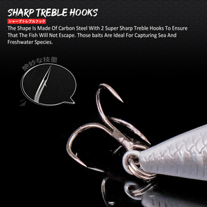 Matériel de <span class=keywords><strong>pêche</strong></span> gros appâts durs, leurres de <span class=keywords><strong>pêche</strong></span> coulants, leurres de <span class=keywords><strong>pêche</strong></span> minnow isca - Product Image 4