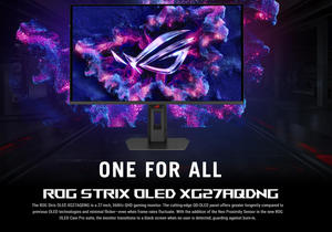 หน้าจอเกม XG27AQDNG a.s.u.rog Strix OLED ของแท้26.5 "1440P QD-OLED 360 Hz เซ็นเซอร์นีโอความใกล้ชิด0.03MS - Product Image 2