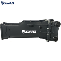 Marteau hydraulique pour excavatrice, accessoires de machines de construction pour excavatrice/chargeuse compacte