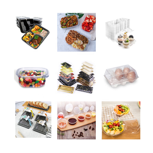 آلة تشكيل حراري أوتوماتيكية بالكامل لإنتاج علب الشوكولاتة والبسكويت البلاستيكية الشفافة وحاويات الطعام بسعر تنافسي - Product Image 6