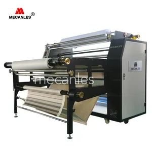 cheap 1.3m roller heat press machine with three feeding rollers and three take up system factory direct hot sale in November
