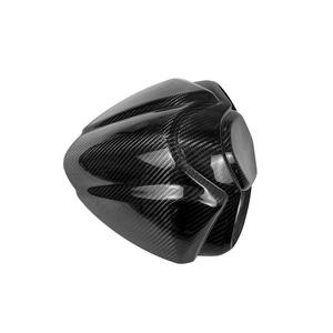 Couvre-selle solo pour passager arrière en fibre de carbone noire brillante pour <span class=keywords><strong>Suzuki</strong></span> - Hayabusa - Product Image 2