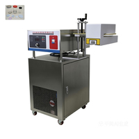 Machine de scellage automatique à induction en acier inoxydable à grande vitesse pour couvercles en feuille d'aluminium, machine de scellage continu pour bouteilles
