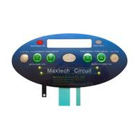Clavier à membrane sans LED, simple et plat, pour économiser sur les coûts des machines de contrôle industrielles ordinaires