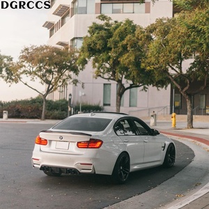 Aileron arrière en fibre de carbone forgée style DA non perforé pour BMW Série 3 F30 F35 & M3 F80 berline 2011-2019 - Product Image 6