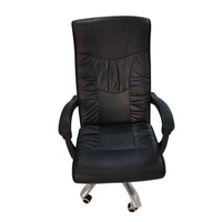 Chaise de bureau ergonomique de haute qualité, réglable en hauteur, confortable et pivotante, chaise de patron rotative.