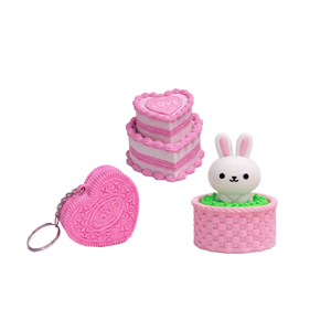 Nuevos Llaveros Antiestrés de PVC Impresos en 3D con Diseño de Anime y Pasteles Lindos, Juguete para Aliviar el Estrés para Niños y Adultos - Product Image 1